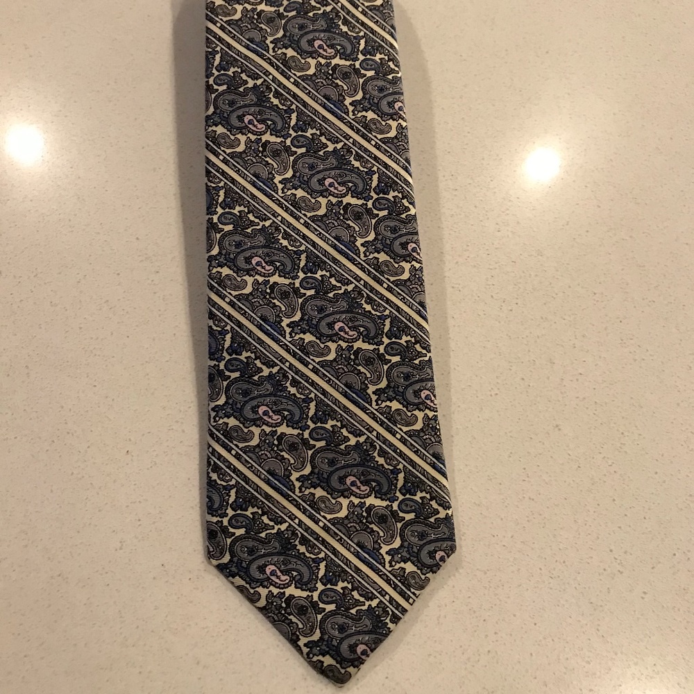 Vintage Flying Scotman Collection Paisley Silk Tie